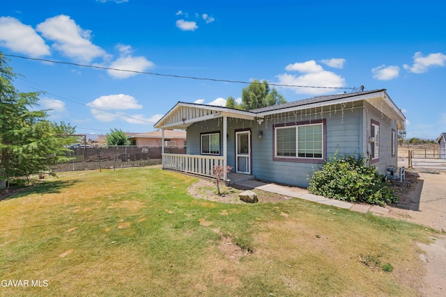 43249 W 42nd St, Lancaster, CA 93536 - view of front of property featuring covered porch