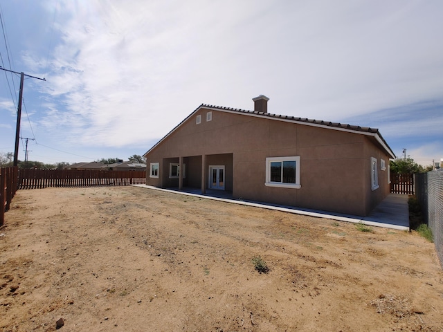 view of rear view of property