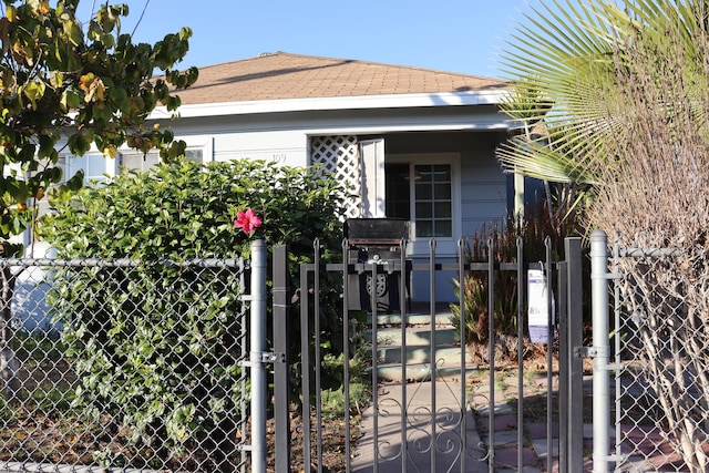 view of front of home