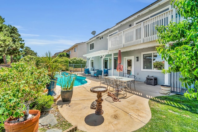 38360 Wakefield Pl, Palmdale, CA 93551 - view of swimming pool featuring a patio area and a pergola