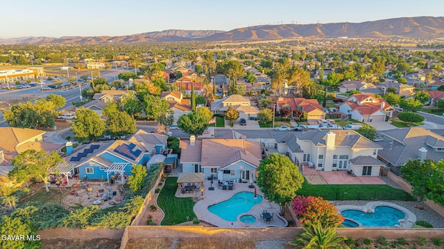 6015 Country Ln, Quartz Hill, CA 93536 - aerial perspective of suburban area with mountains