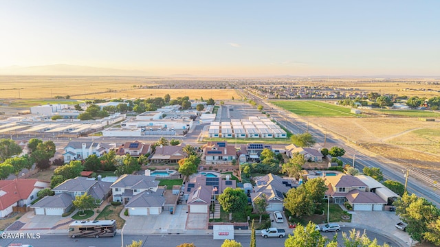 6015 Country Ln, Quartz Hill, CA 93536 - aerial view at dusk of a residential view