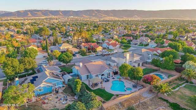6015 Country Ln, Quartz Hill, CA 93536 - aerial perspective of suburban area with mountains