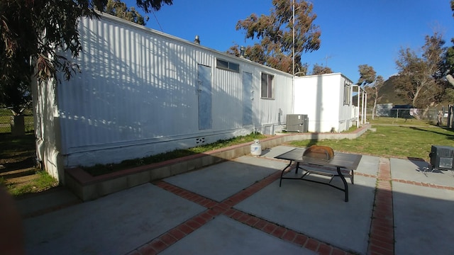 view of patio / terrace with cooling unit