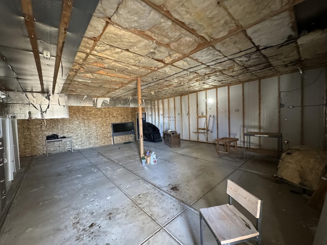 view of basement