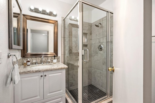 24500 Deertrail Dr, Tehachapi, CA 93561 - full bath featuring vanity and a stall shower