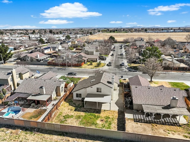 birds eye view of property featuring a residential view