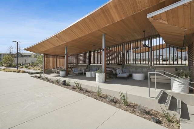 view of patio / terrace featuring outdoor lounge area