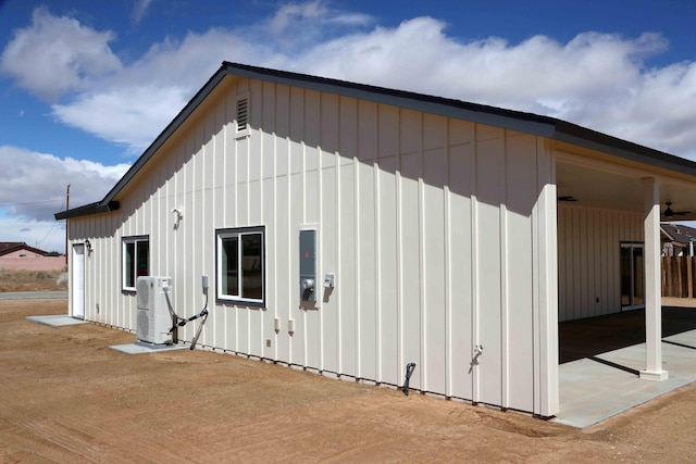 view of outdoor structure featuring ac unit