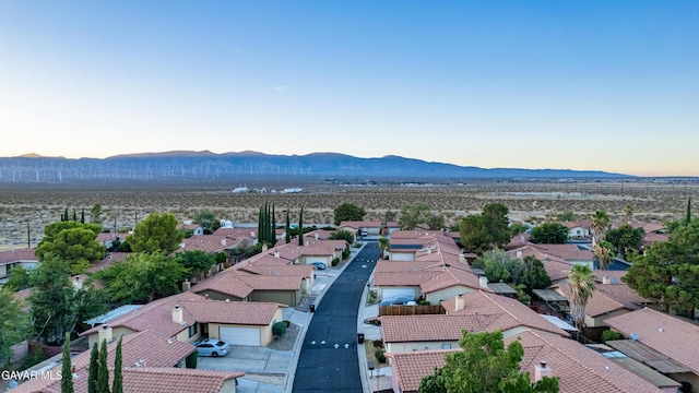 14332 Lear St, Mojave, CA 93501 - aerial view at dusk of a mountain view and a residential view