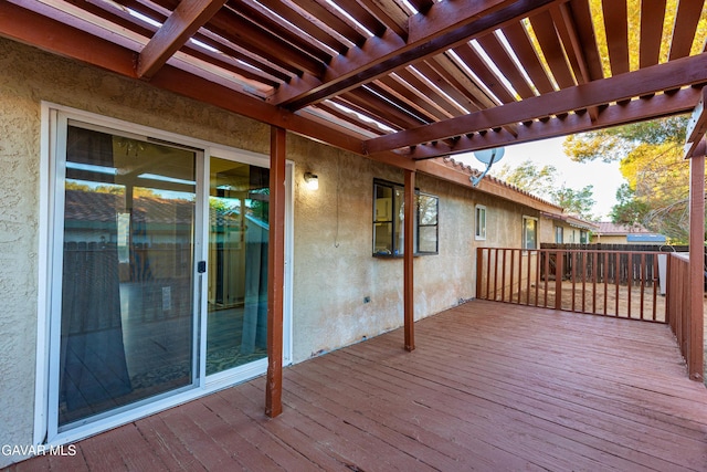 14332 Lear St, Mojave, CA 93501 - view of wooden deck