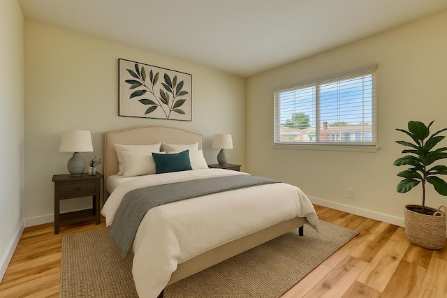 2068 Elm St, Rosamond, CA 93560 - bedroom featuring baseboards and light wood-style flooring