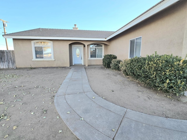 view of entrance to property