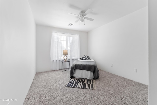22401 Citation St, Tehachapi, CA 93561 - bedroom with carpet and a ceiling fan