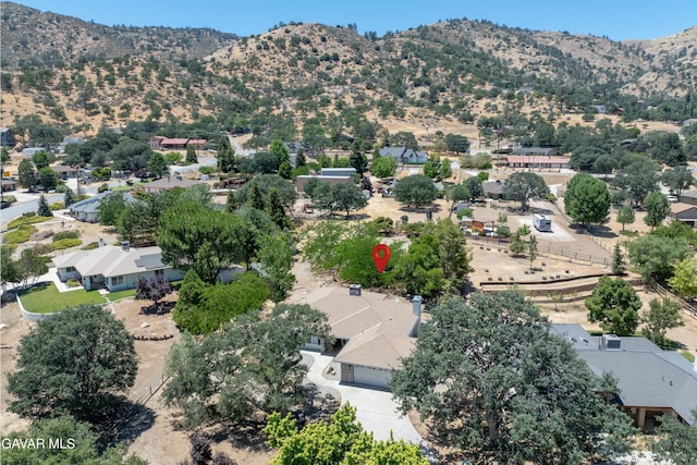 22401 Citation St, Tehachapi, CA 93561 - aerial view of residential area with a mountainous background