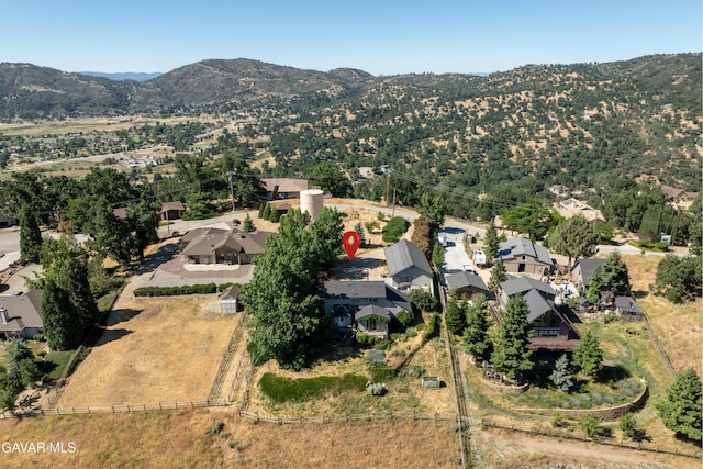 24750 Flatiron Ct, Tehachapi, CA 93561 - aerial view of property's location with a mountainous background