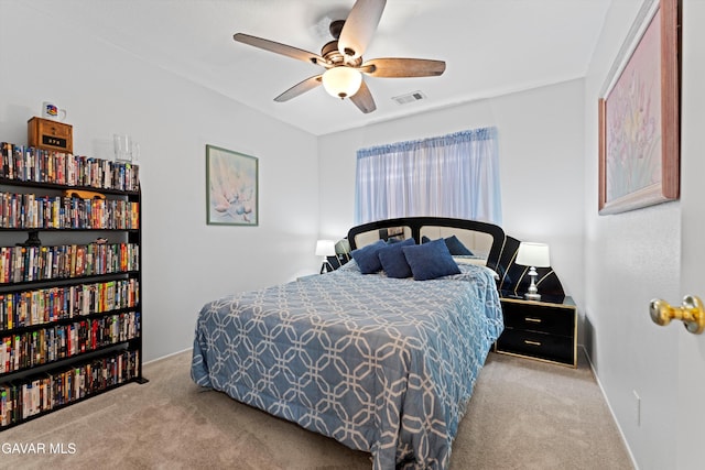 3267 Desert Cloud Ave, Rosamond, CA 93560 - carpeted bedroom featuring ceiling fan