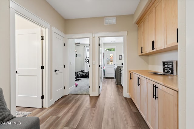 28380 Pimlico Way, Tehachapi, CA 93561 - corridor featuring light wood finished floors