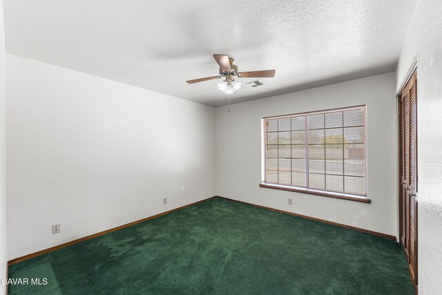 2613 W W Ave K4, Lancaster, CA 93536 - carpeted spare room featuring ceiling fan and a textured ceiling