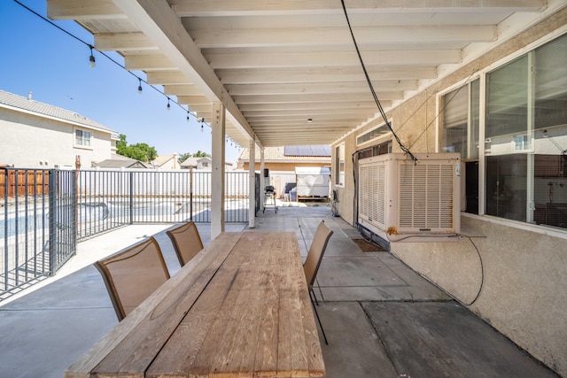 36933 Cadmia Ct, Palmdale, CA 93552 - fenced backyard with a patio and outdoor dining area