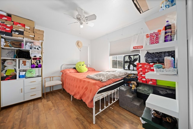36933 Cadmia Ct, Palmdale, CA 93552 - bedroom featuring wood finished floors and a ceiling fan