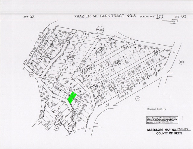 25903309003 San Fernando Trl, Frazier Park CA, 93225 land for sale