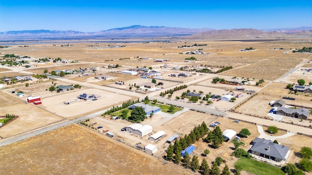 bird's eye view featuring a mountain view