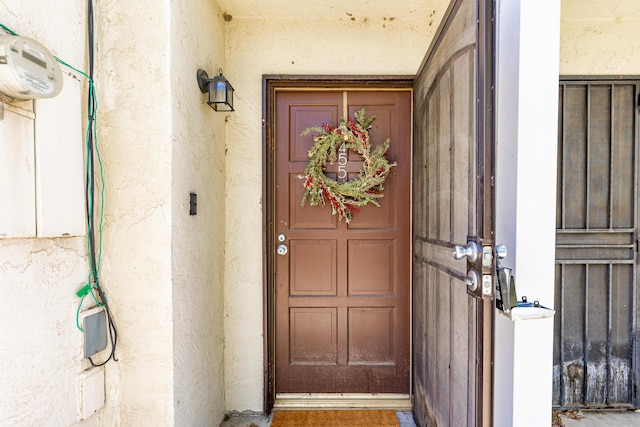 view of property entrance