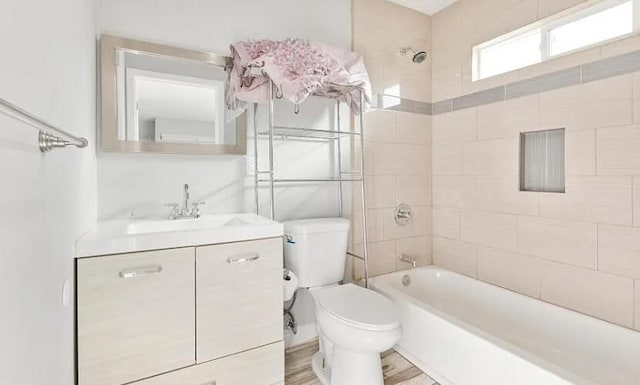 209 Pictorial St, Palmdale, CA 93550 - bathroom with toilet, bathtub / shower combination, and vanity