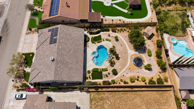 5549 Bobbie Ave, Palmdale, CA 93551 - aerial view of a pool