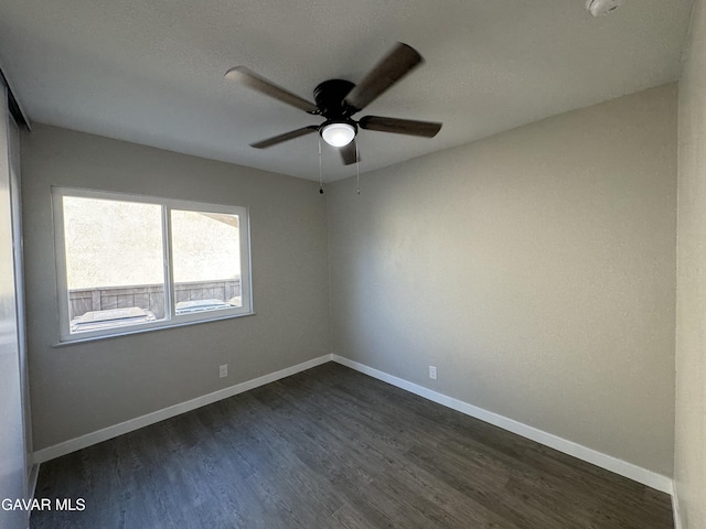 25561 Alicante Dr, Santa Clarita, CA 91355 - spare room with ceiling fan and dark wood finished floors