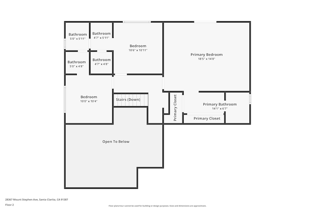 28367 Mount Stephen Ave, Santa Clarita, CA 91387 - view of property floor plan