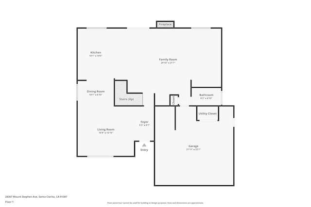 28367 Mount Stephen Ave, Santa Clarita, CA 91387 - view of floor plan / room layout