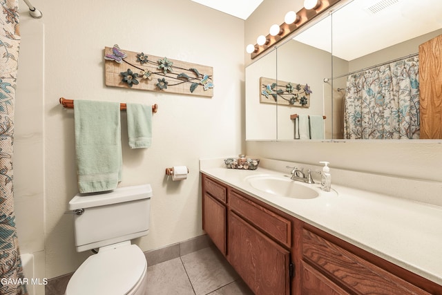 1037 Herzel Ave, Lancaster, CA 93535 - bathroom with vanity and tile patterned flooring