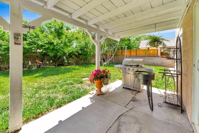 39884 Golfers Dr, Palmdale, CA 93551 - view of patio featuring area for grilling