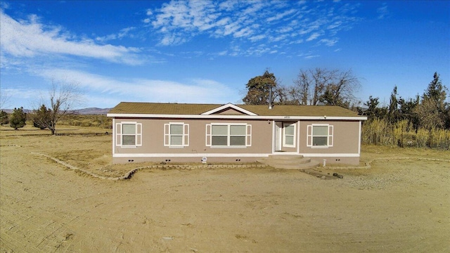 view of manufactured / mobile home