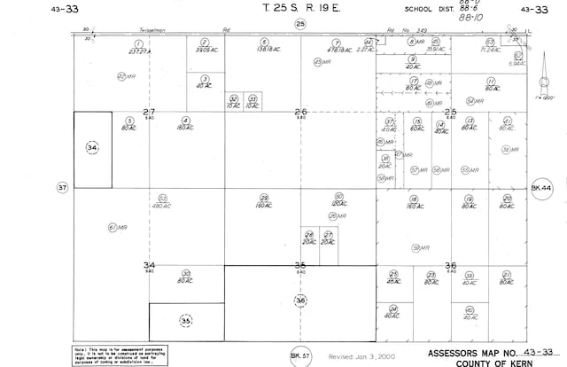 04333001075 Twisselman Rd, Lost Hills CA, 93249 land for sale