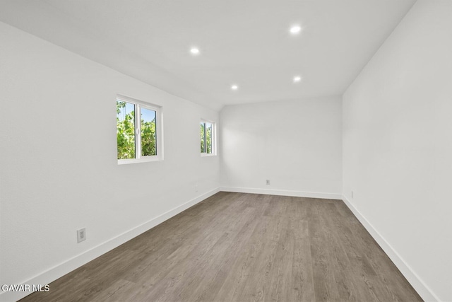 35114 E 82nd St Unit E, Littlerock, CA 93543 - empty room with recessed lighting and wood finished floors