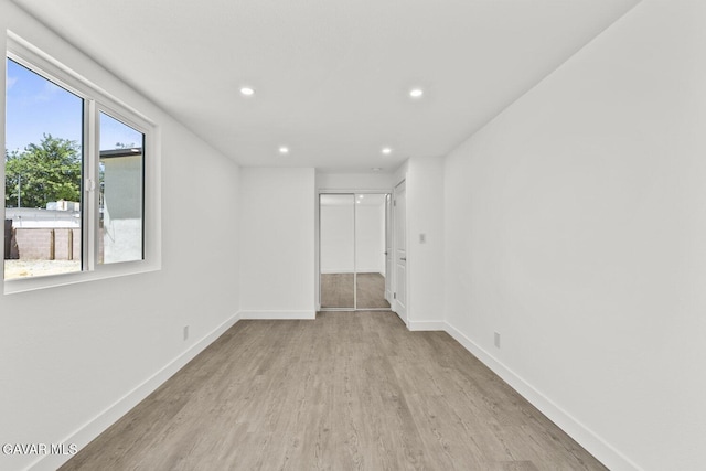 35114 E 82nd St Unit E, Littlerock, CA 93543 - spare room with wood finished floors and recessed lighting