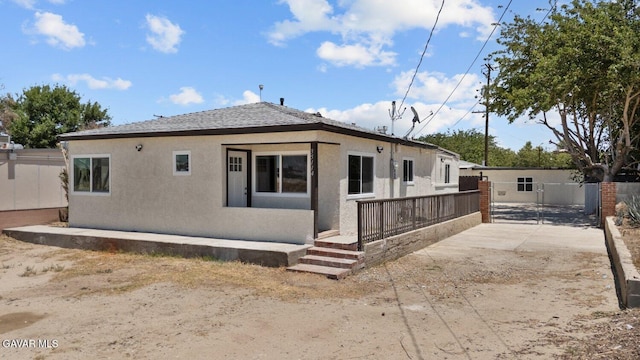 35114 E 82nd St Unit E, Littlerock, CA 93543 - rear view of house featuring stucco siding