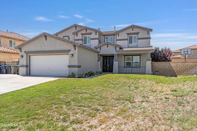 4614 Stillmeadow Ln, Lancaster, CA 93536 - view of front of house featuring stucco siding, driveway, and an attached garage