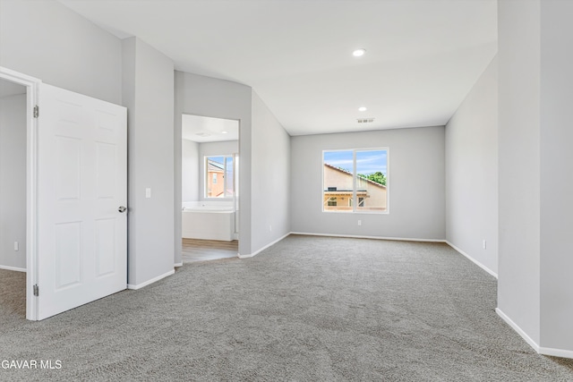 4614 Stillmeadow Ln, Lancaster, CA 93536 - empty room with carpet flooring, baseboards, and recessed lighting
