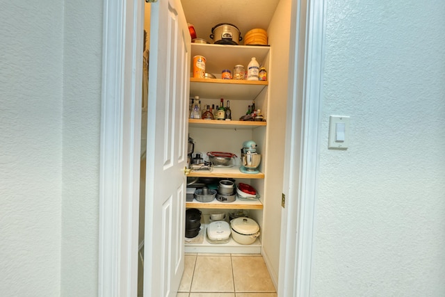 view of pantry