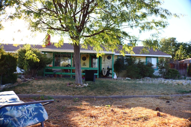 view of ranch-style home