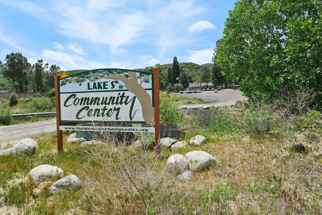 18133 Ellstree Dr, Lake Hughes, CA 93532 - view of community / neighborhood sign
