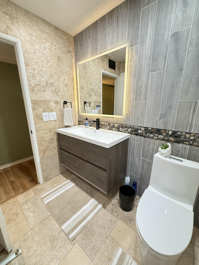 43861 W Elm Ave, Lancaster, CA 93534 - full bath with tile walls and vanity