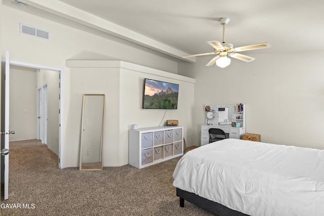 18909 Cheyenne Ave, Tehachapi, CA 93561 - bedroom with carpet flooring and a ceiling fan