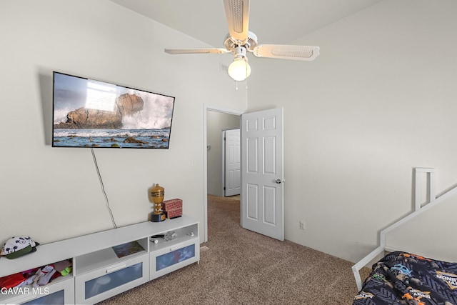 18909 Cheyenne Ave, Tehachapi, CA 93561 - interior space featuring carpet and ceiling fan
