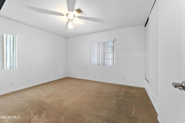 44344 Elm Ave, Lancaster, CA 93534 - unfurnished room featuring carpet flooring and ceiling fan
