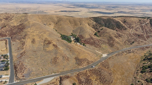 bird's eye view with a rural view